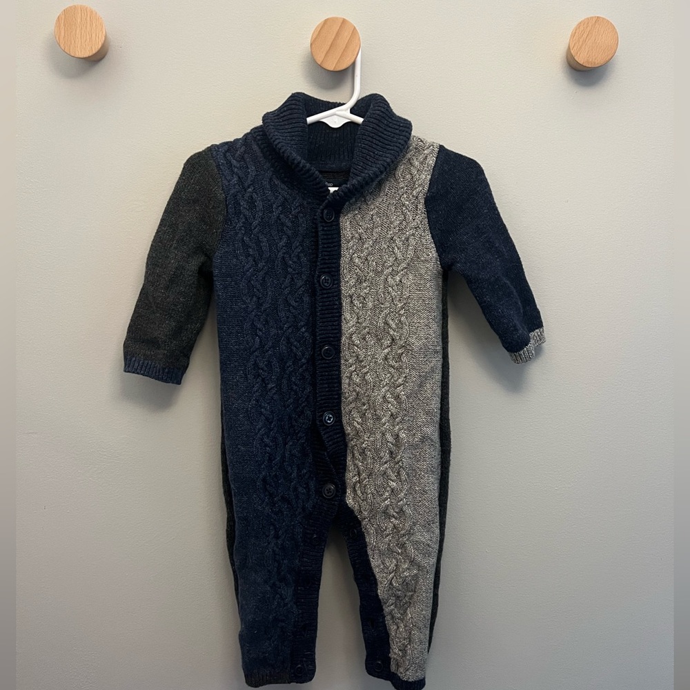 Baby gap shawl sweater one piece
